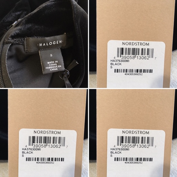 New Halogen Velvet Cold Shoulder Top Black small. E - Picture 3 of 8